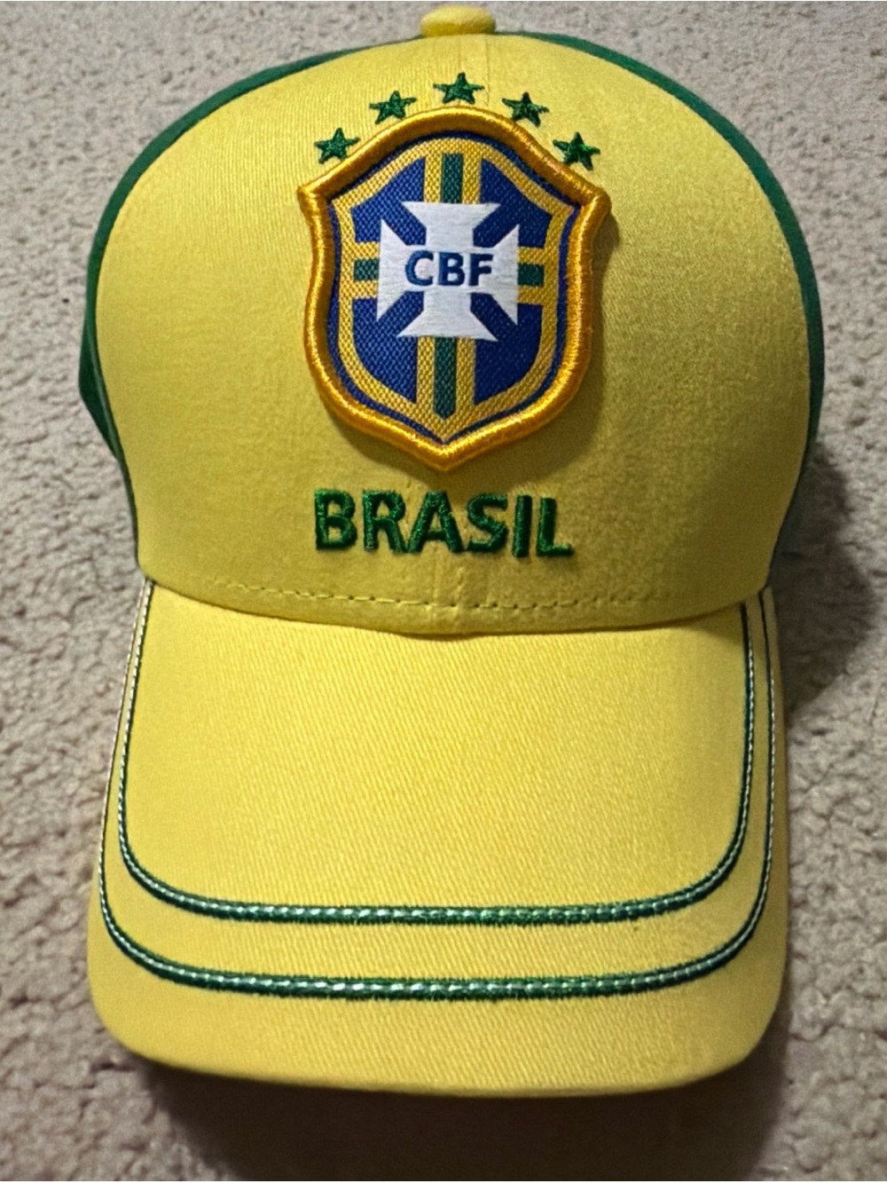 Brasil CBF World Cup Adjustable Cap Hat Flag Soccer National Team Brazil FIFA
